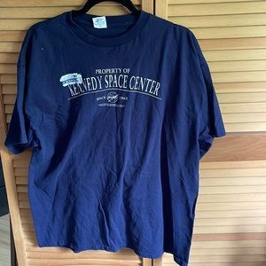 Mens Blue graphic t shirt